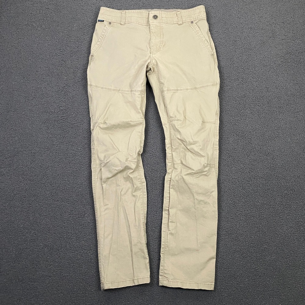KUHL Free Generatr Pants FITS 32x30 Tan Cotton Stretch Hiking Outdoor 5219